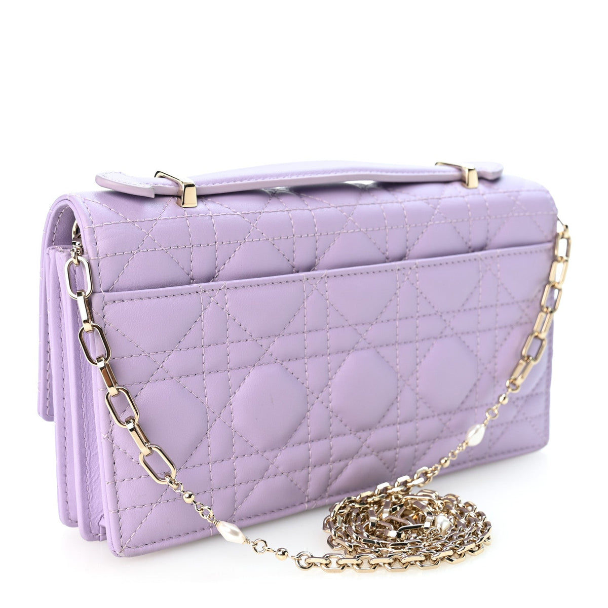 Lambskin Cannage Mini My Dior Bag Lilac