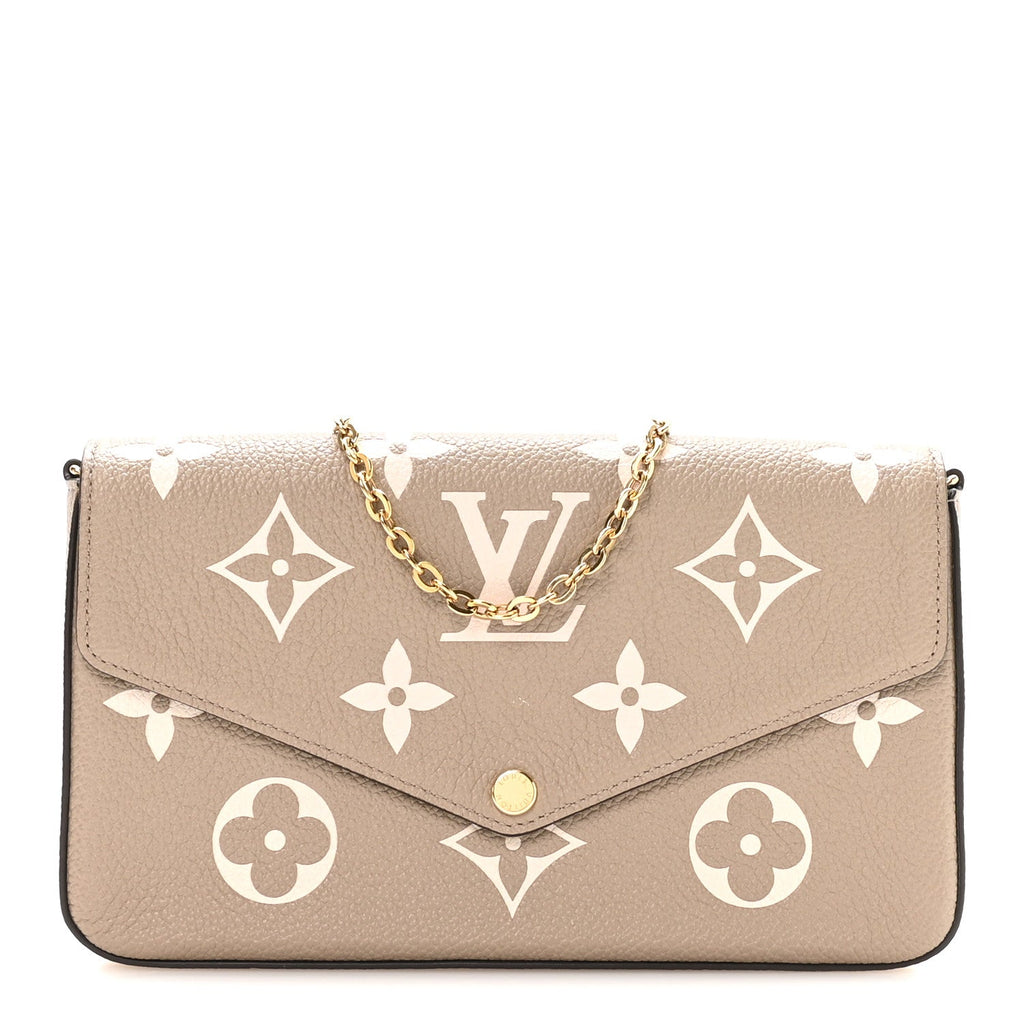 Empreinte Monogram Giant Felicie Pochette Tourterelle Creme