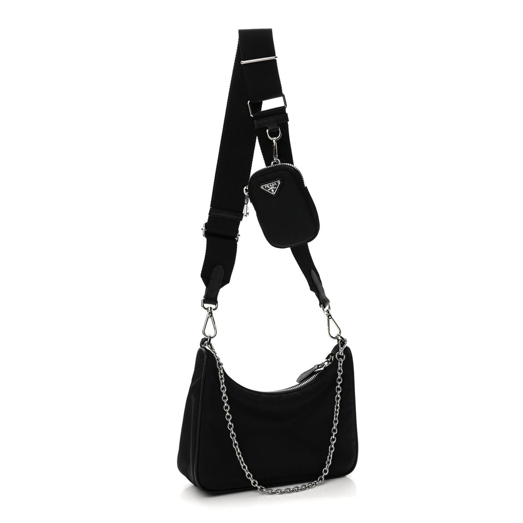 Nylon Re-Edition 2005 Shoulder Bag Black
