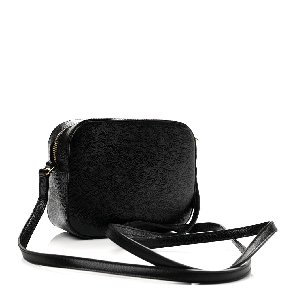 Grain De Poudre Small Classic Monogram Camera Bag Black