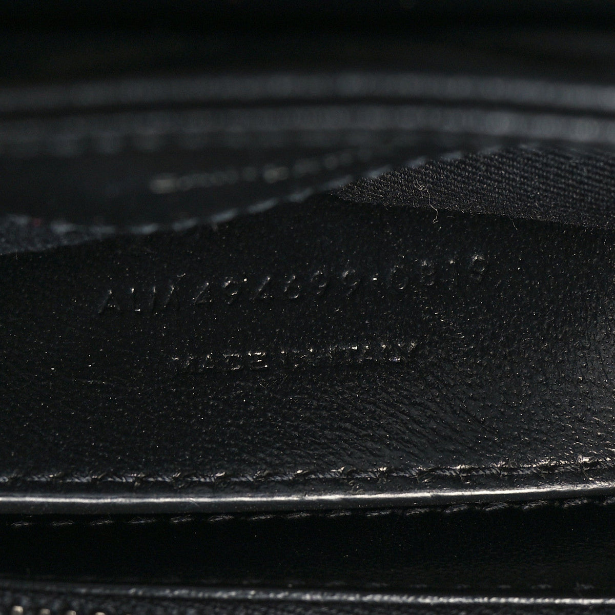Calfskin Y Quilted Monogram Small Loulou Chain Satchel Black