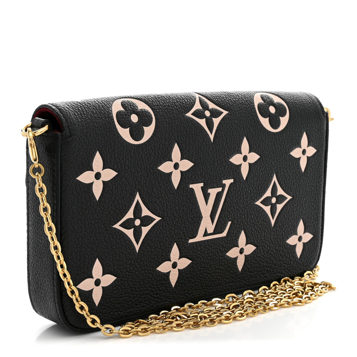 Empreinte Monogram Giant Felicie Pochette Black Beige