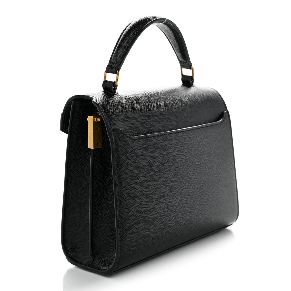 Grain de Poudre Mini Classic Monogram Cassandra Top Handle Black
