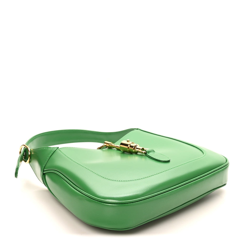 Boarded Dyana Lux Calfskin Small Jackie 1961 Hobo Spring Green