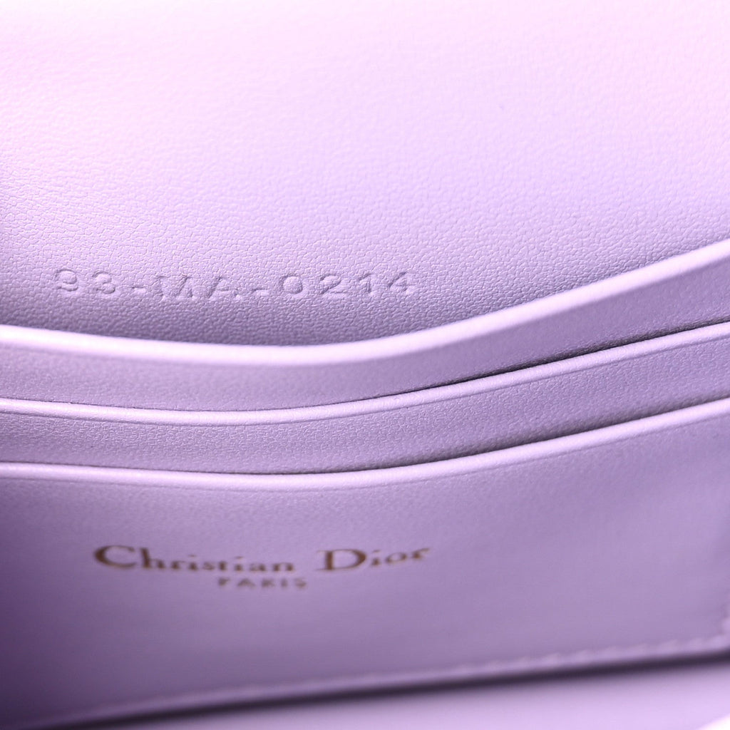 Lambskin Cannage Mini My Dior Bag Lilac