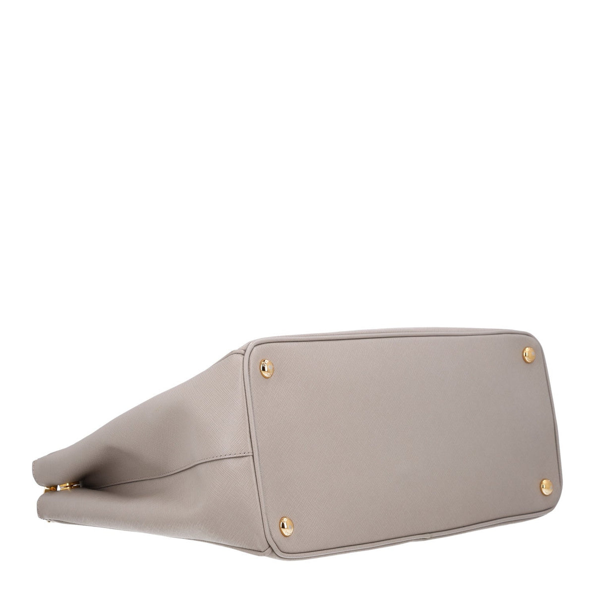 Saffiano Lux Large Galleria Double Zip Tote Argilla