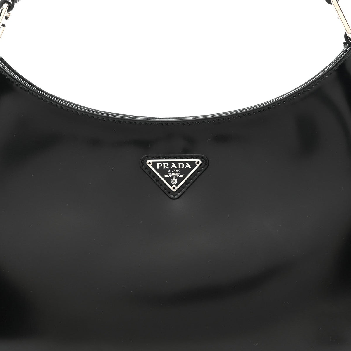 Spazzolato Cleo Shoulder Bag Black
