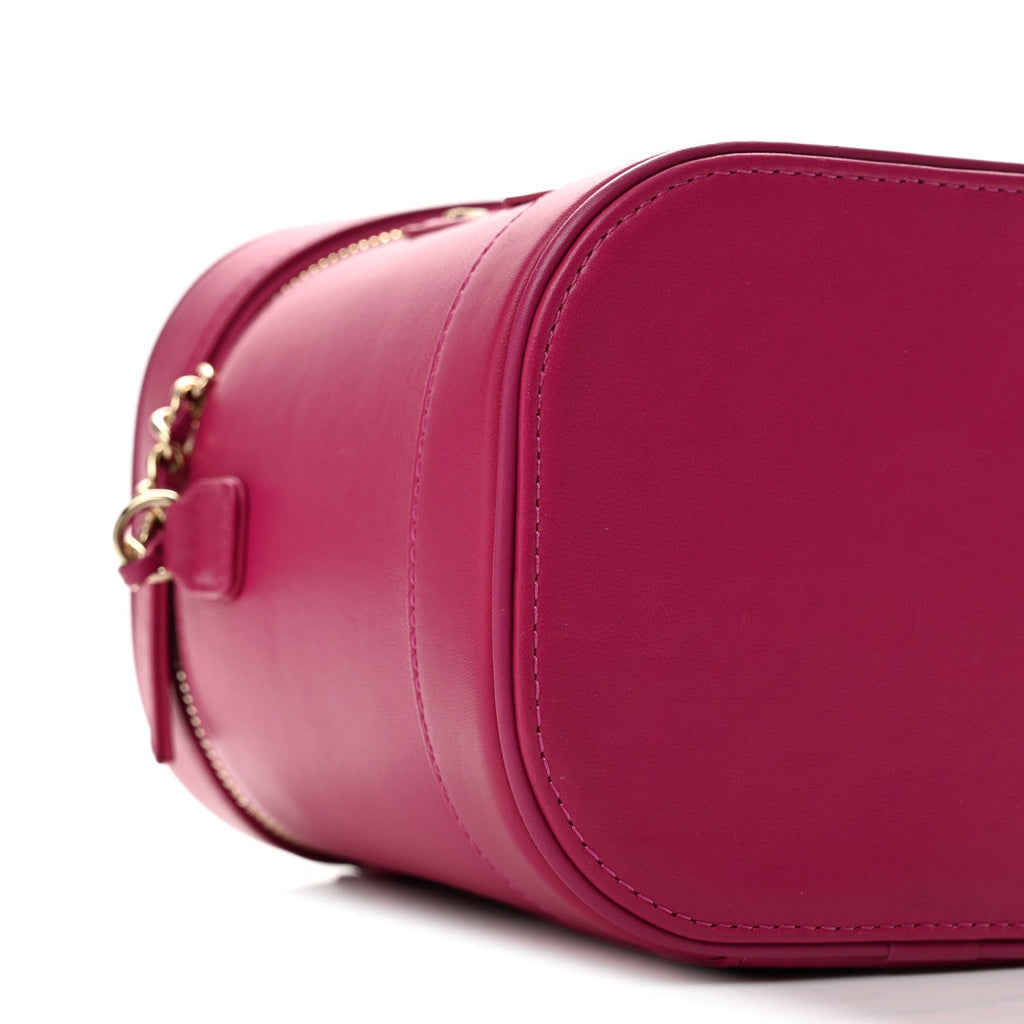 Lambskin Timeless Vanity Cosmetic Case Pink