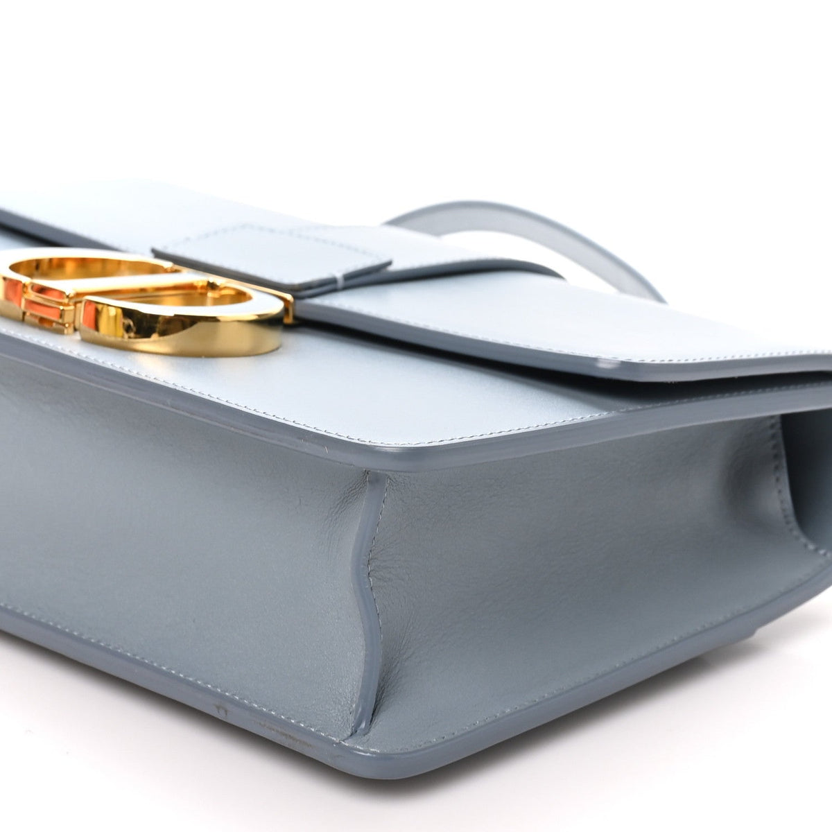 Smooth Calfskin 30 Montaigne Flap Bag Gray
