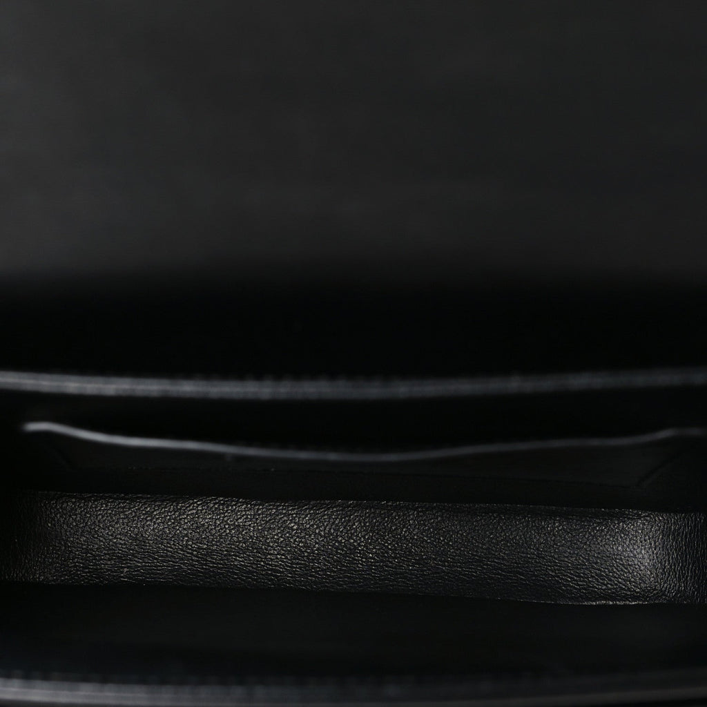 Smooth Calfskin Small Solferino Satchel Black