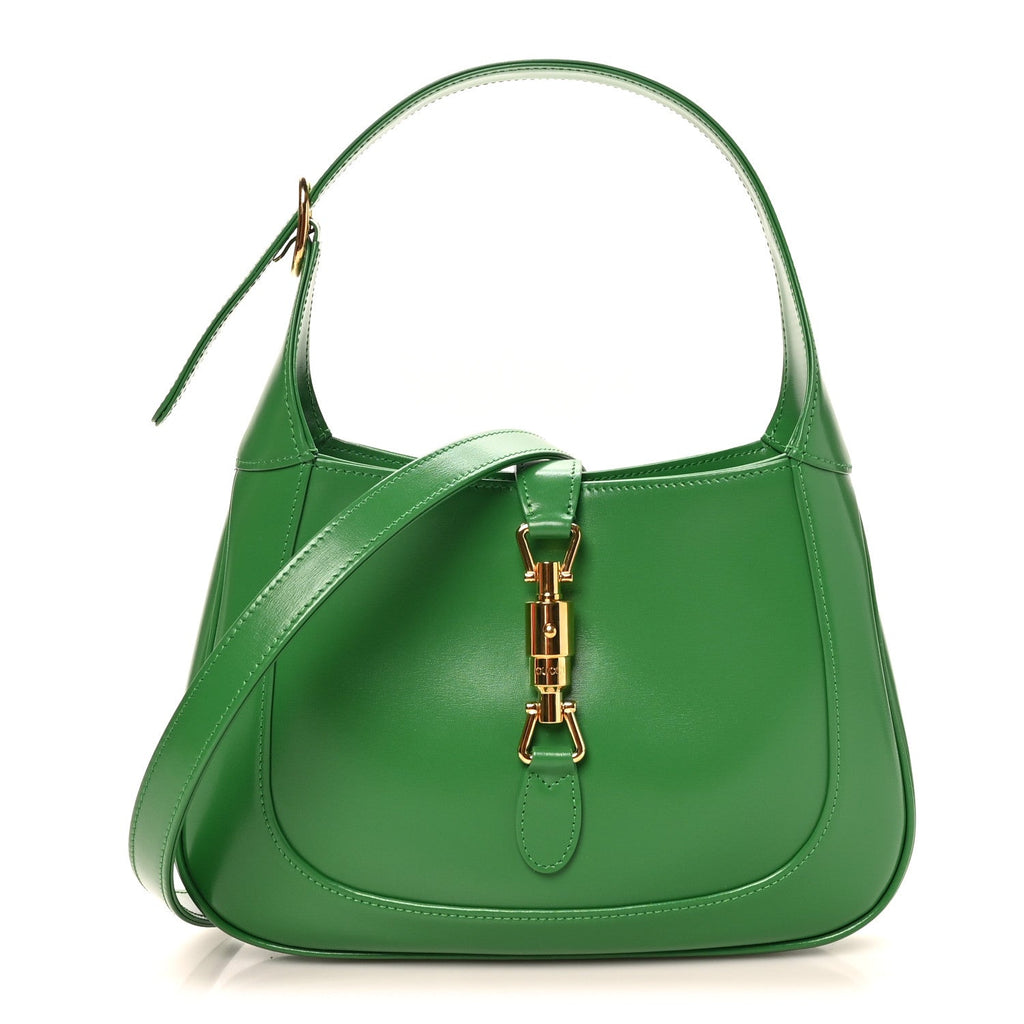 Boarded Dyana Lux Calfskin Small Jackie 1961 Hobo Spring Green