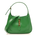 Boarded Dyana Lux Calfskin Small Jackie 1961 Hobo Spring Green