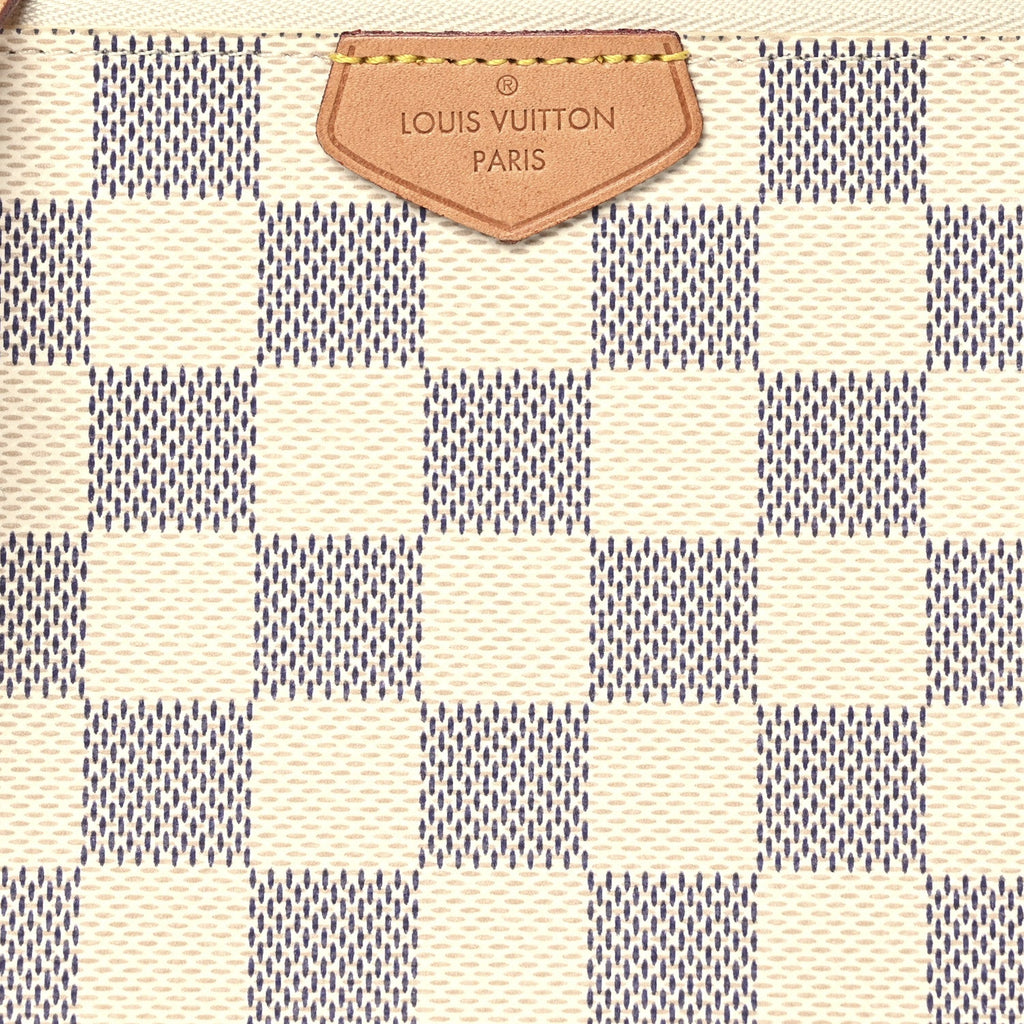 Damier Azur Double Zip Pochette