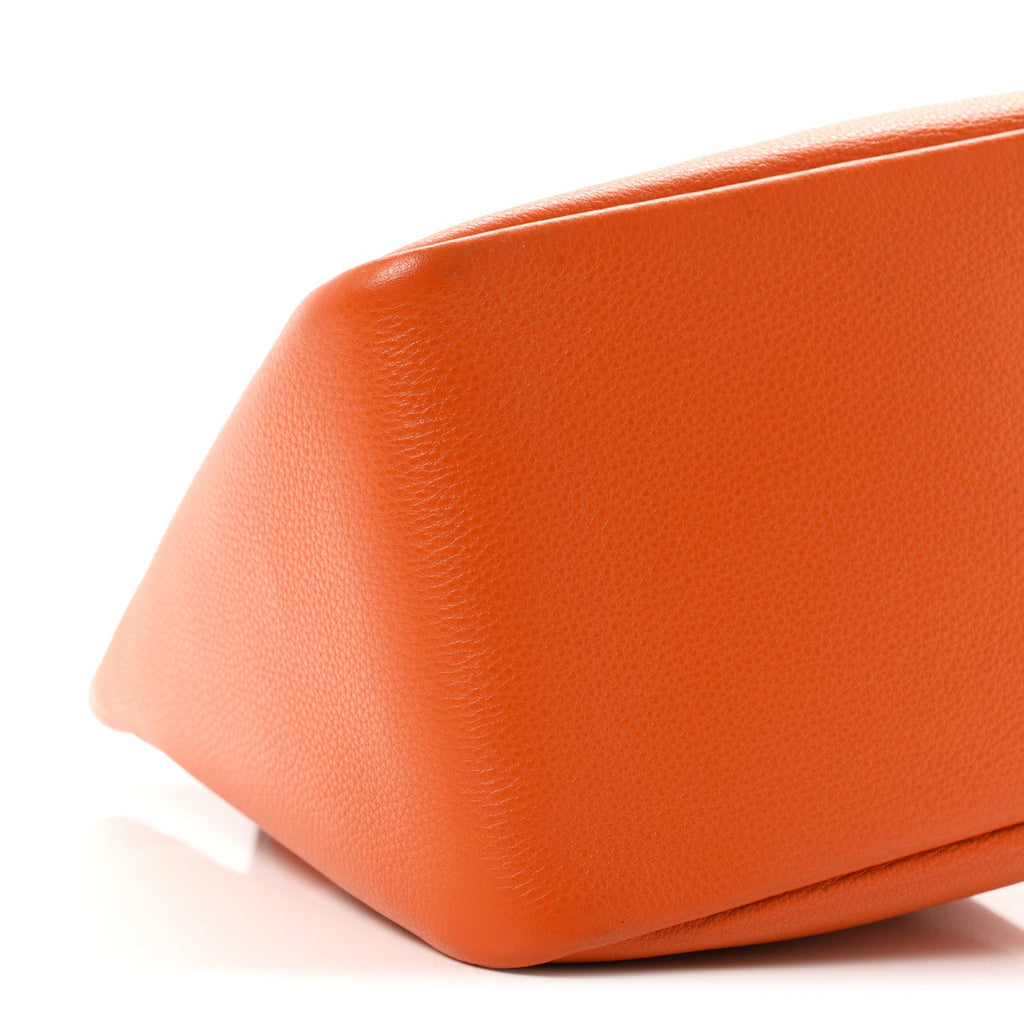 Vitello Daino Soft Medium Dynamique Tote Papaya Caramello