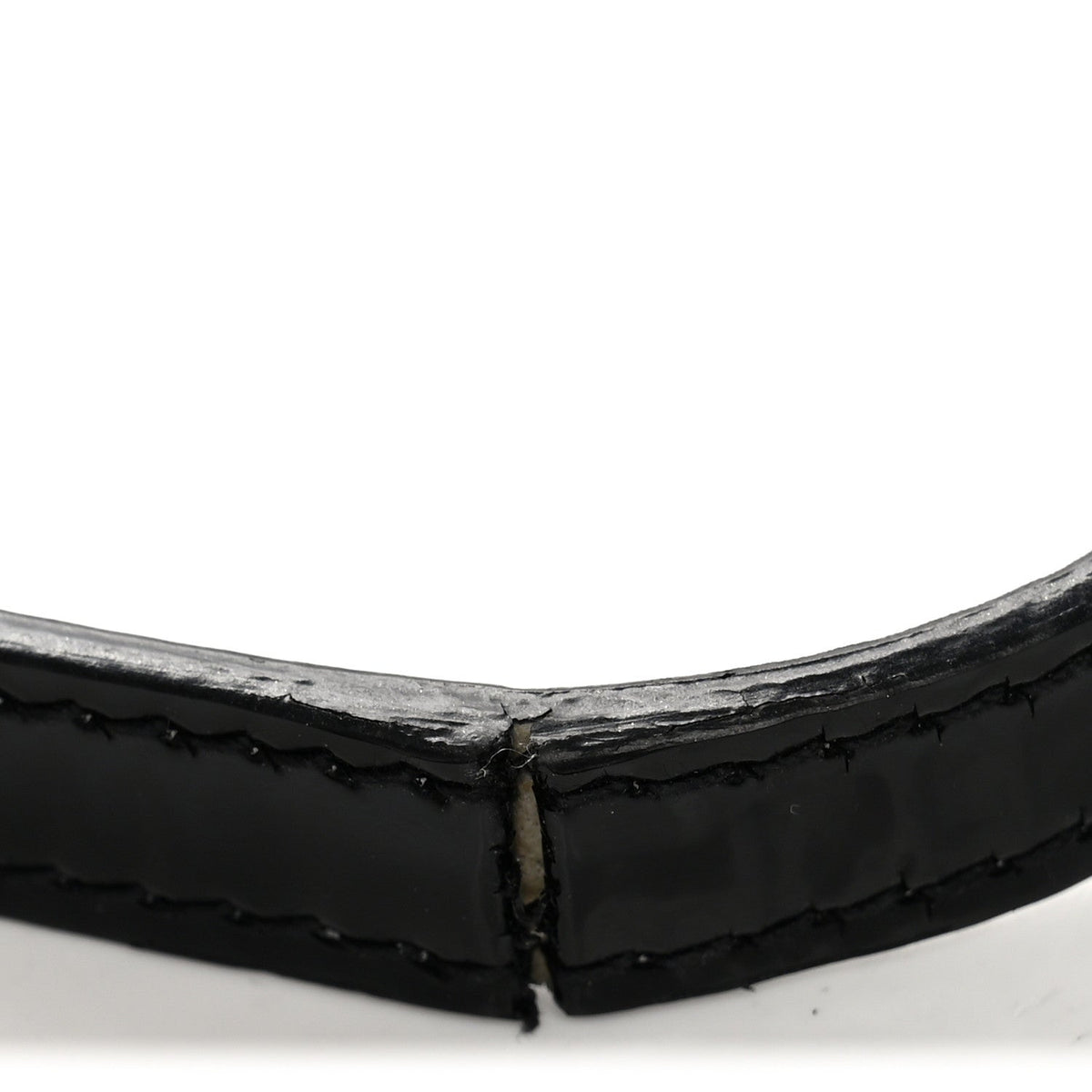 Patent Matelasse Monogram Toy Vicky Camera Bag Black