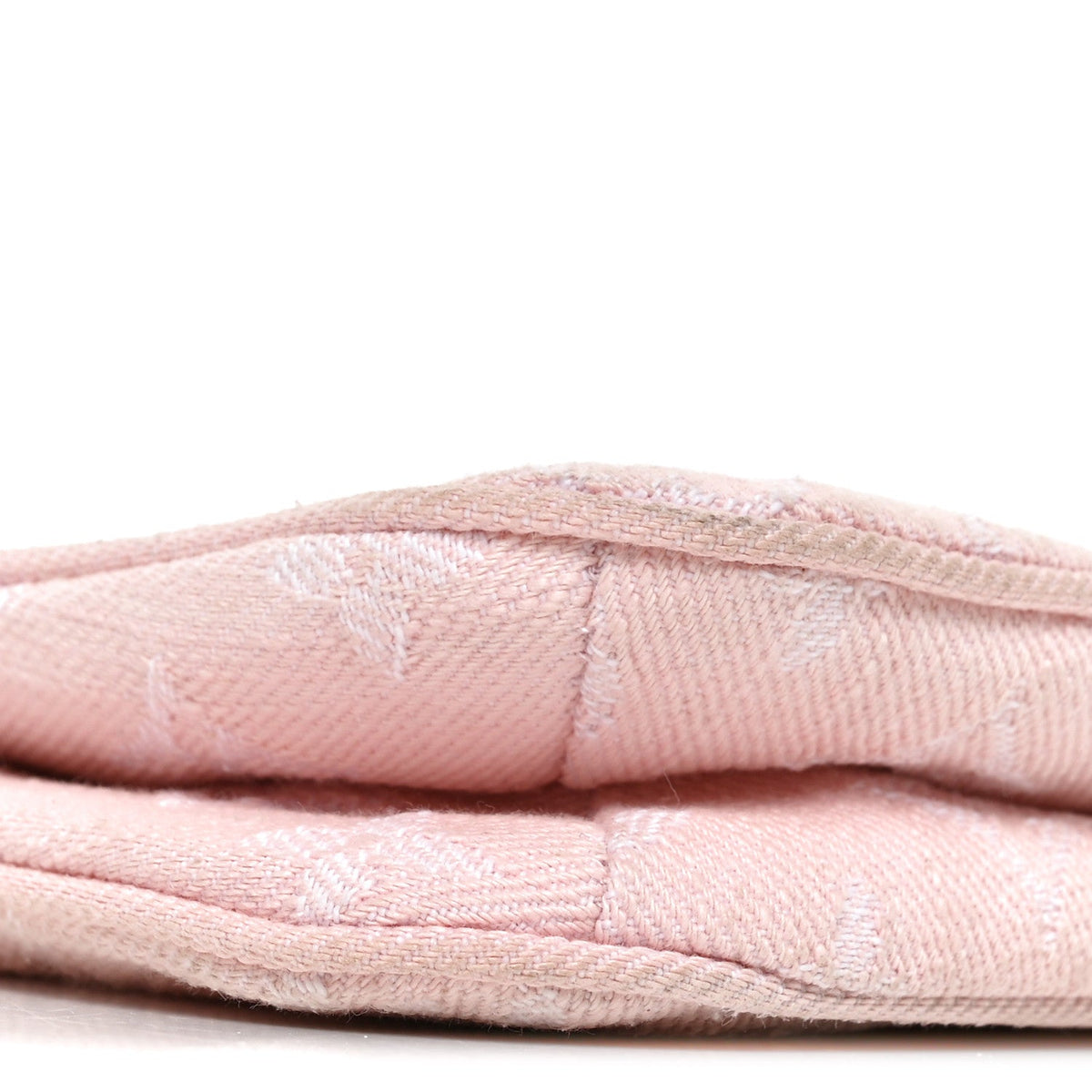 Monogram Denim Liv Pochette Washed Pink
