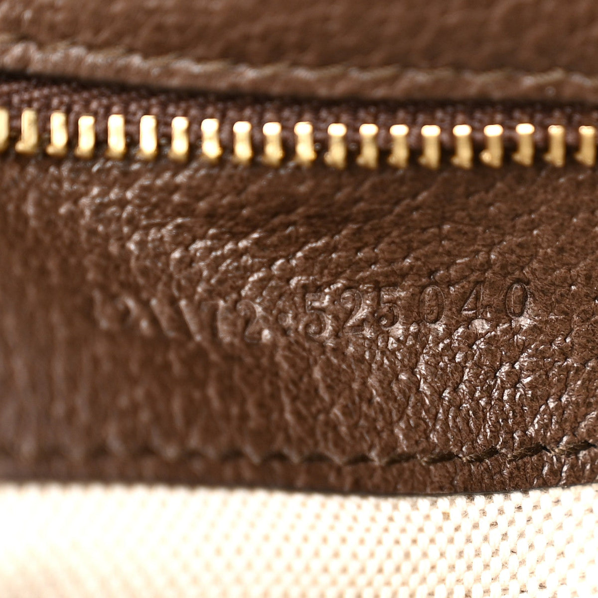 GG Supreme Monogram Textured Dollar Calfskin Web Medium Blondie Top Handle Shoulder Flap Bag Beige Ebony New Acero