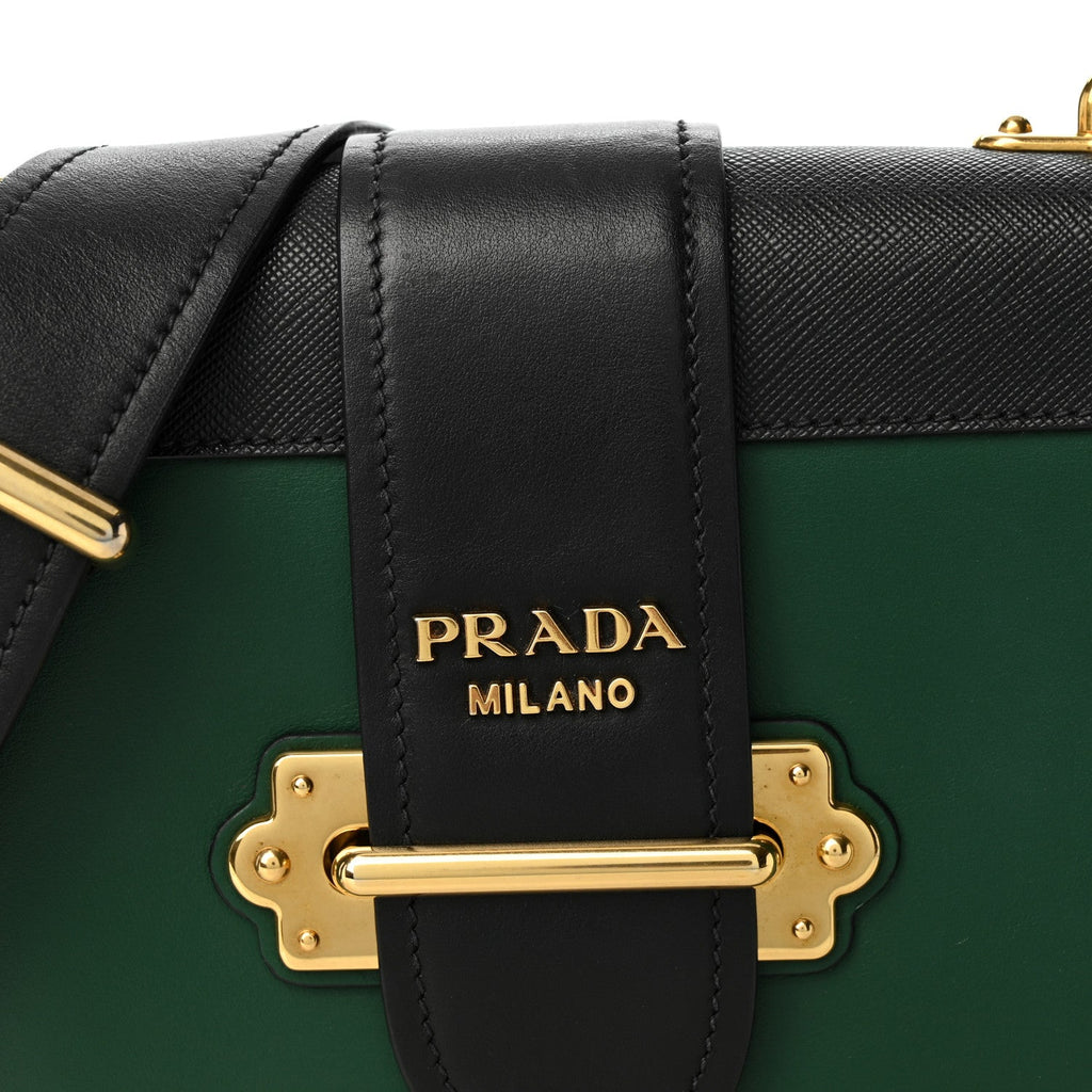 City Calf Saffiano Cahier Bag Biliardo Black