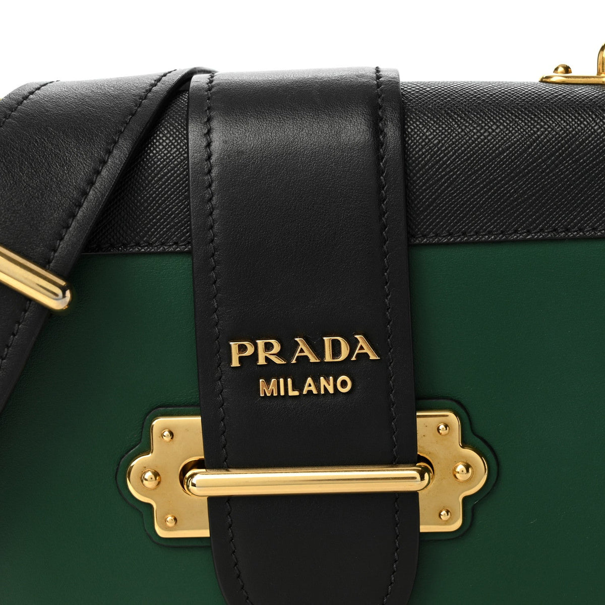 City Calf Saffiano Cahier Bag Biliardo Black