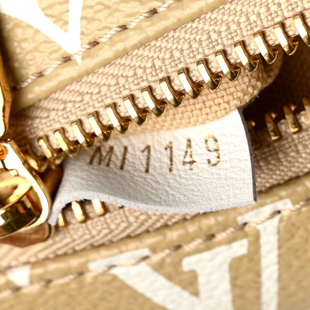 Monogram Giant Bumbag Kaki Beige