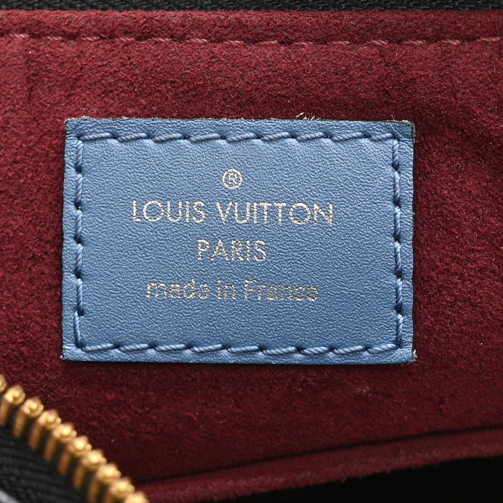 Monogram Beaubourg Hobo Mini Bordeaux Red Peach Safran Blue Jean Blue
