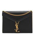 Grain De Poudre Monogram Cassandra Clasp Bag Black