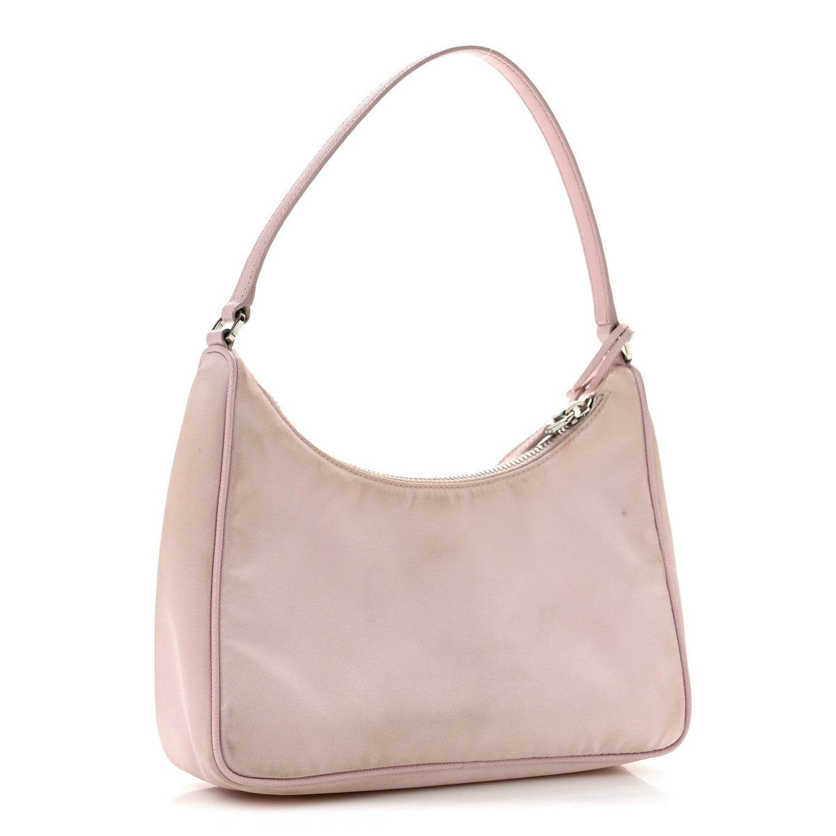 Re-Nylon Saffiano Mini Re-Edition 2005 Bag Alabastro