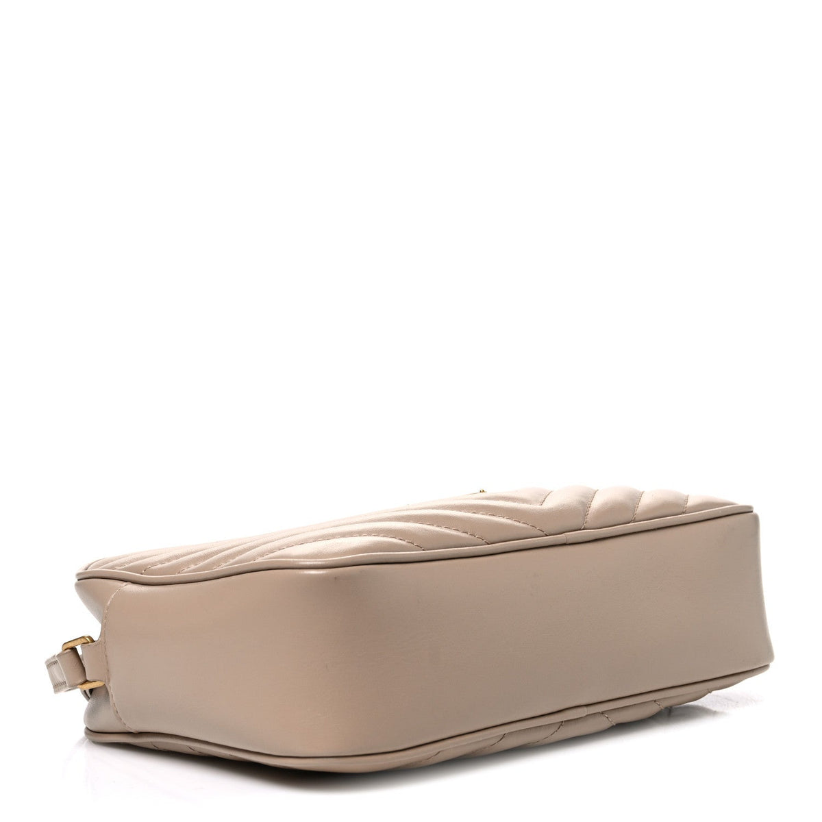 Calfskin Matelasse Monogram Lou Camera Bag Dark Beige