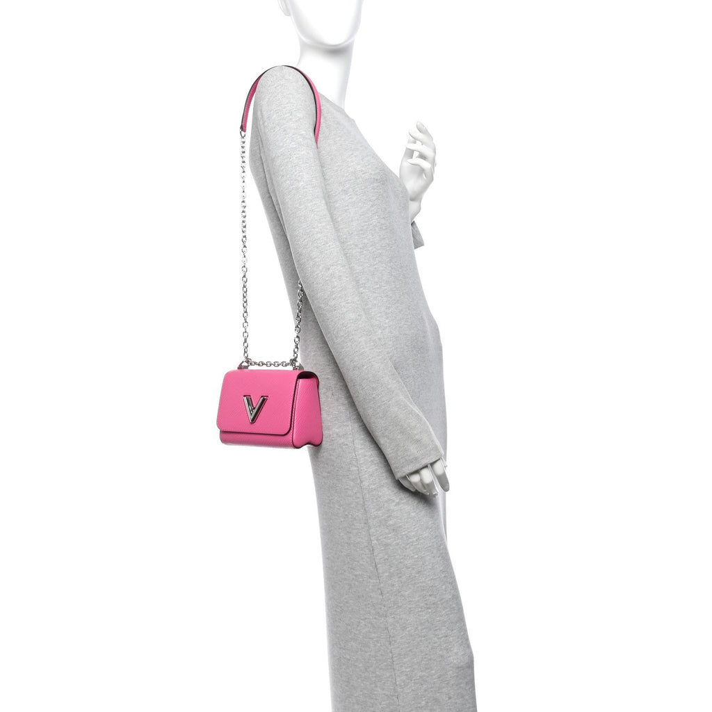 Epi Twist Shoulder Bag Mini Hot Pink