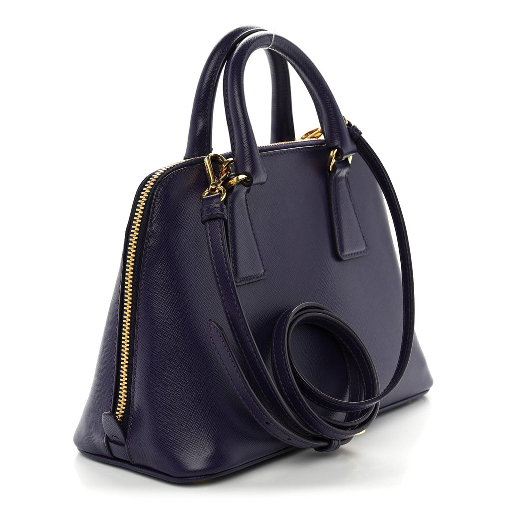 Saffiano Lux Small Promenade Tote Bluette Viola
