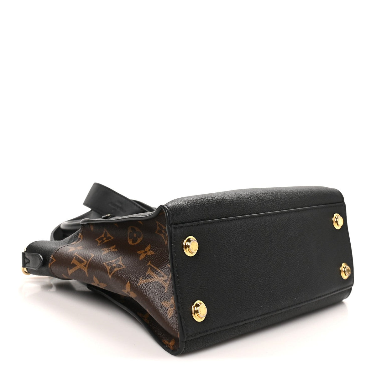 Calfskin Monogram On My Side PM Black