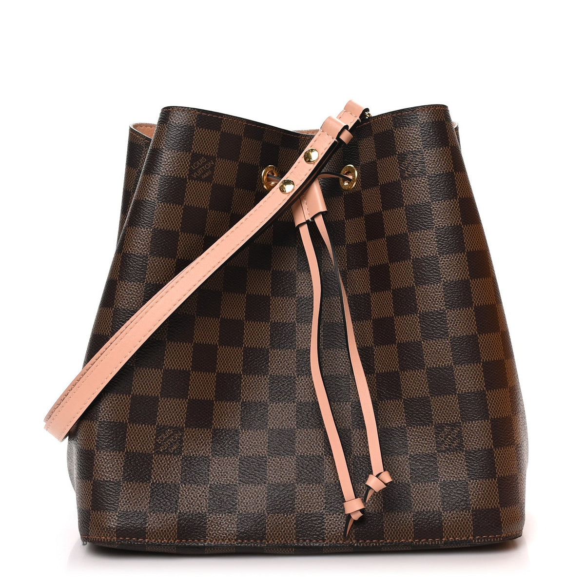 Damier Ebene Neonoe MM Venus Pink