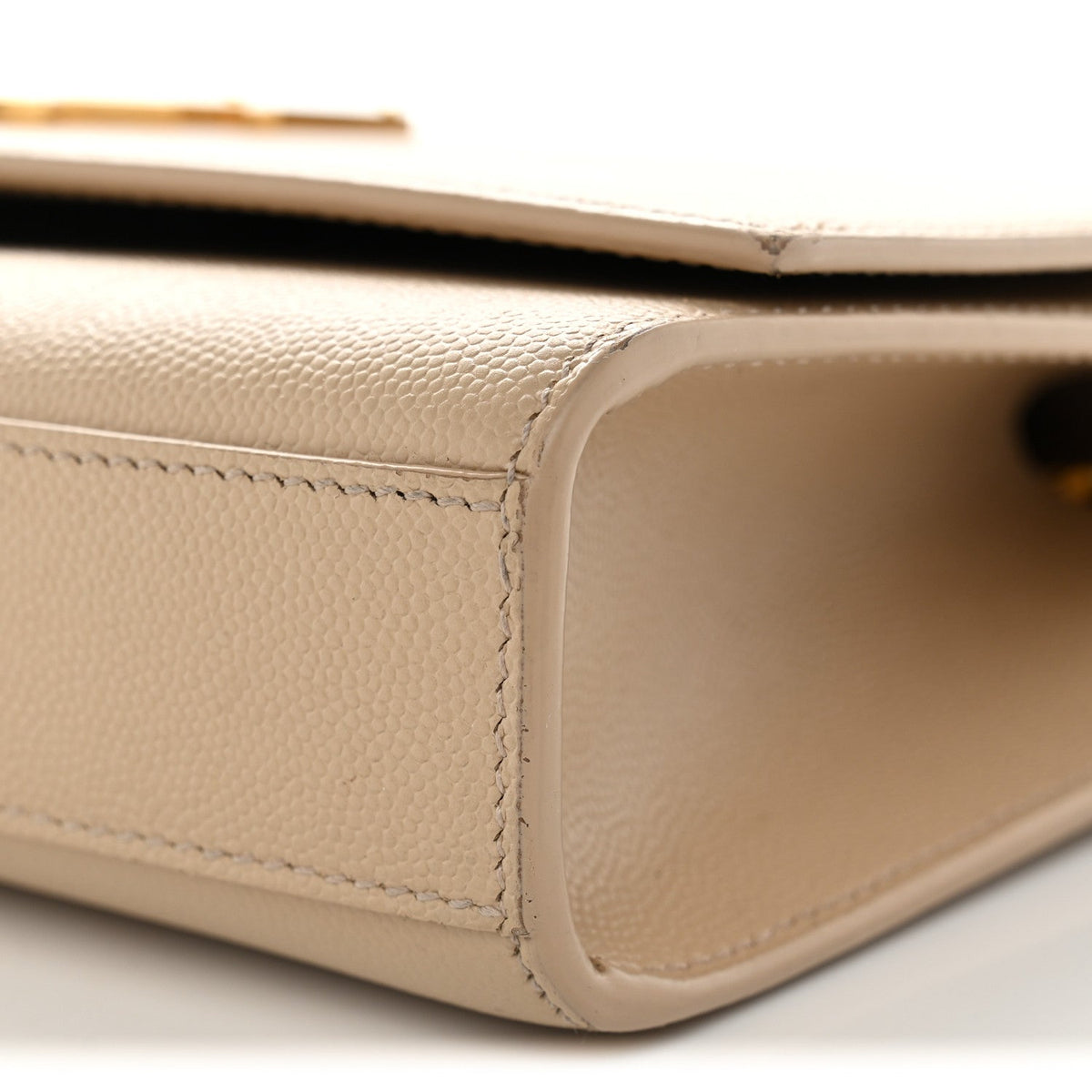 Grain De Poudre Medium Monogram Kate Satchel Dark Beige