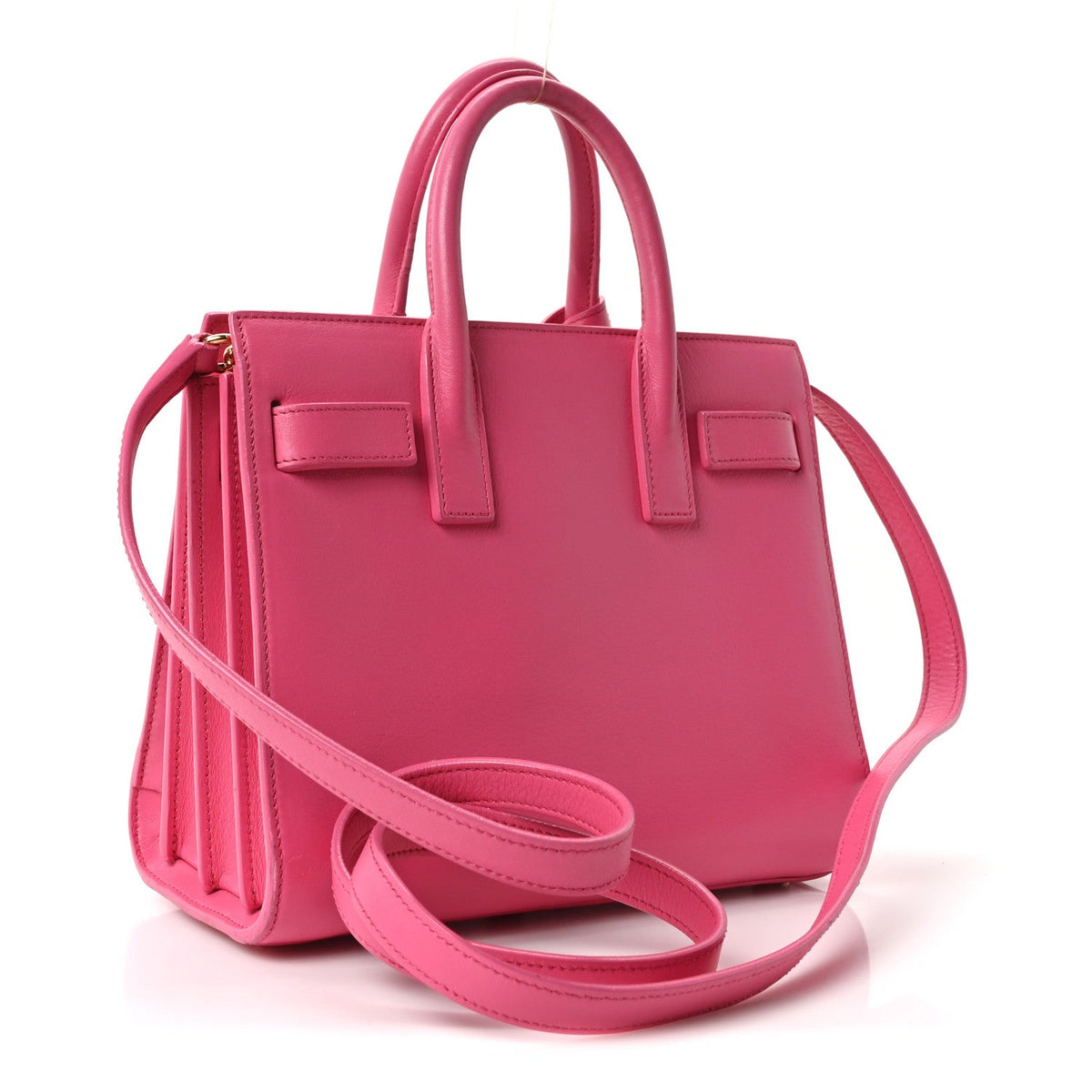 Calfskin Nano Sac De Jour Lipstick Fuchsia