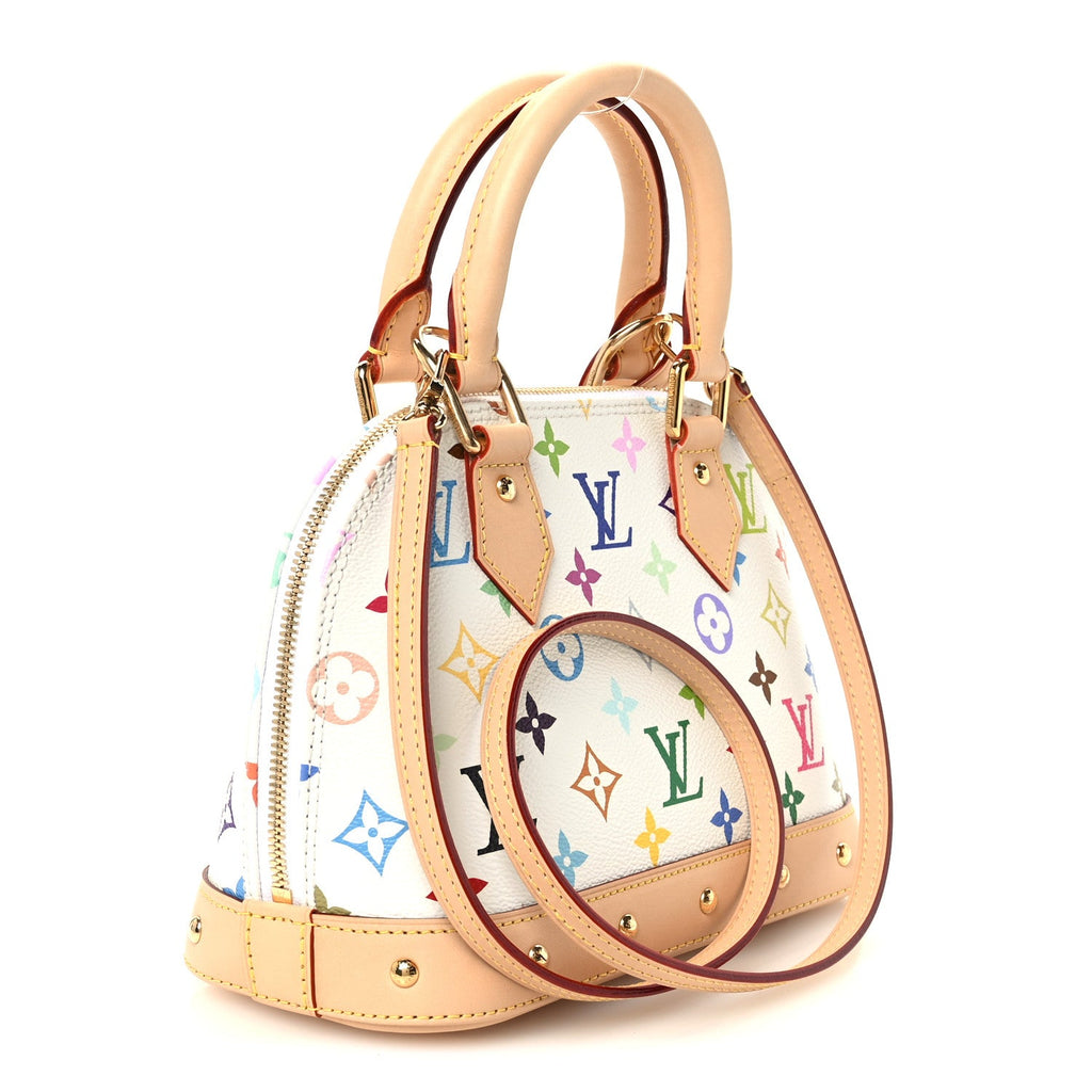LV x TM Monogram Multicolor Alma BB White