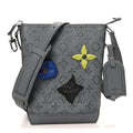 Taurillon Monogram Chalk Hobo Cruiser PM Granite Gray