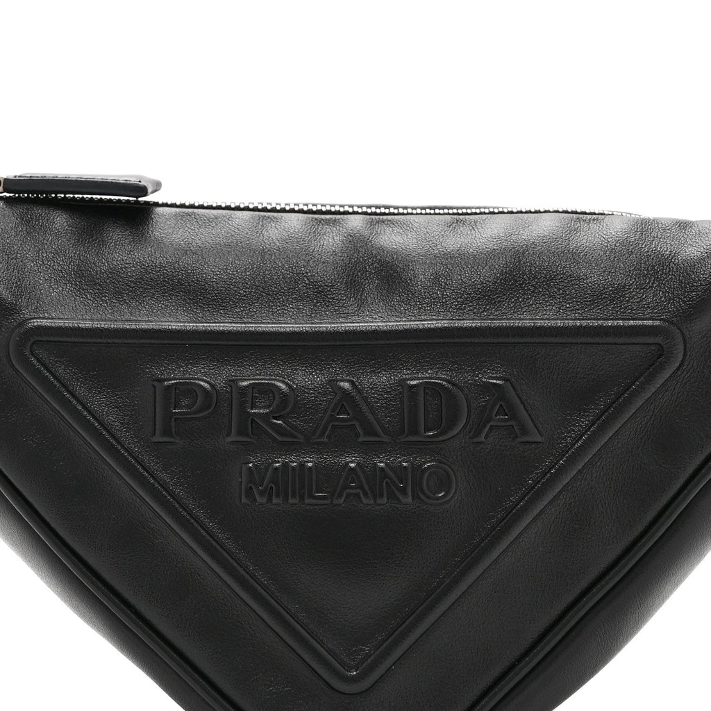 Grace Lux Triangle Shoulder Bag Black