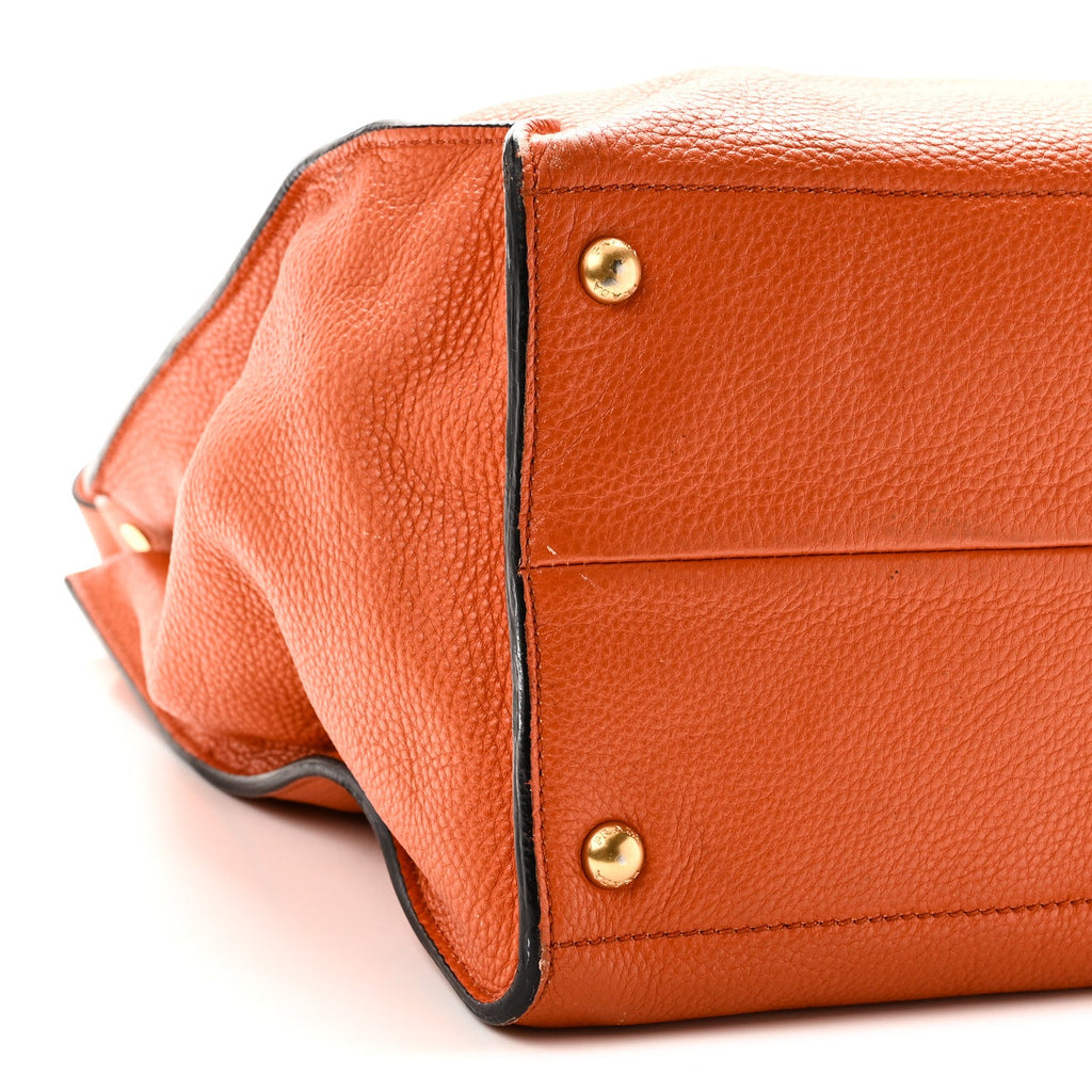 Vitello Daino Shopping Tote Rame