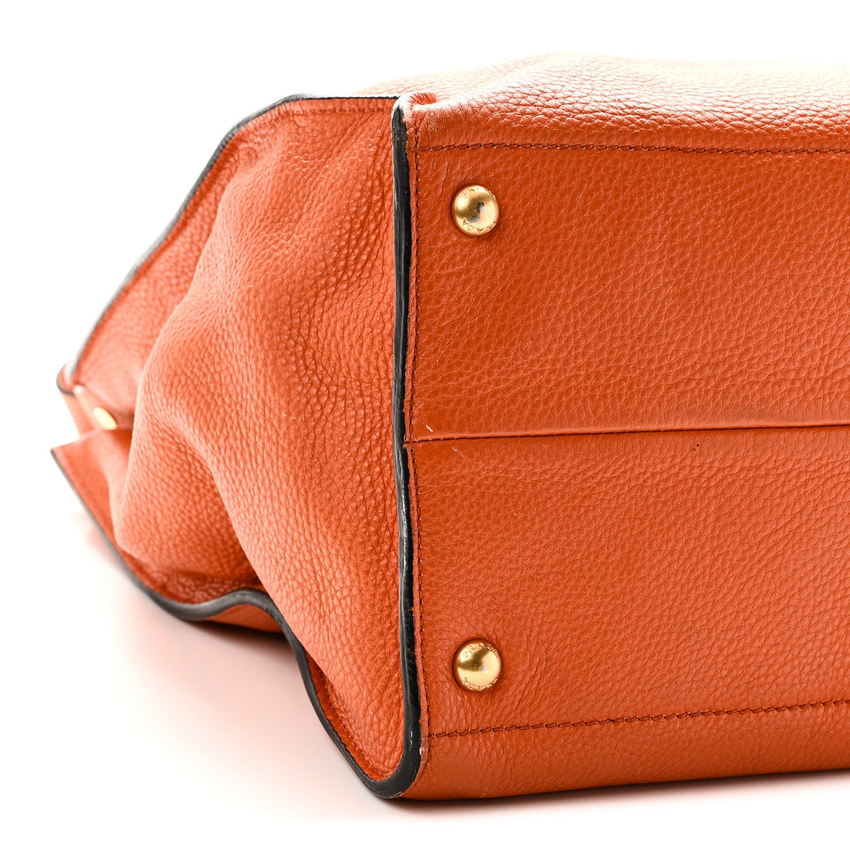 Vitello Daino Shopping Tote Rame