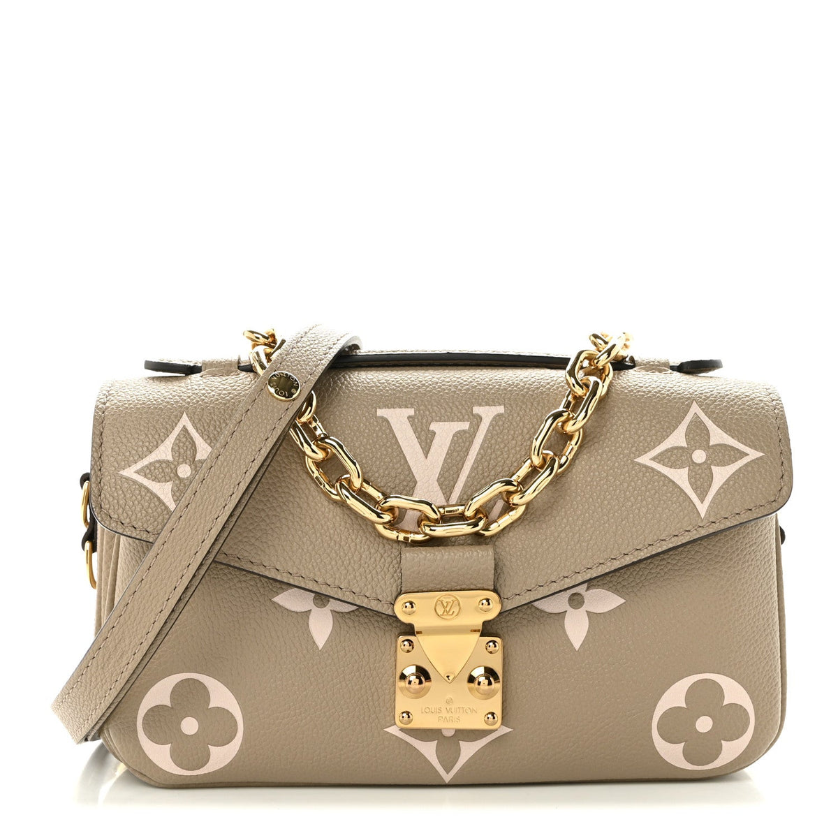 Empreinte Monogram Giant Pochette Metis East West Tourterelle Creme
