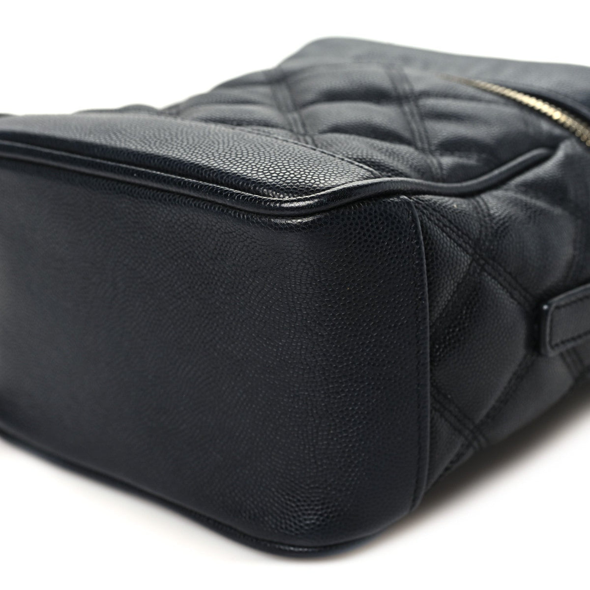 Grain de Poudre Quilted 80's Vanity Bag Black