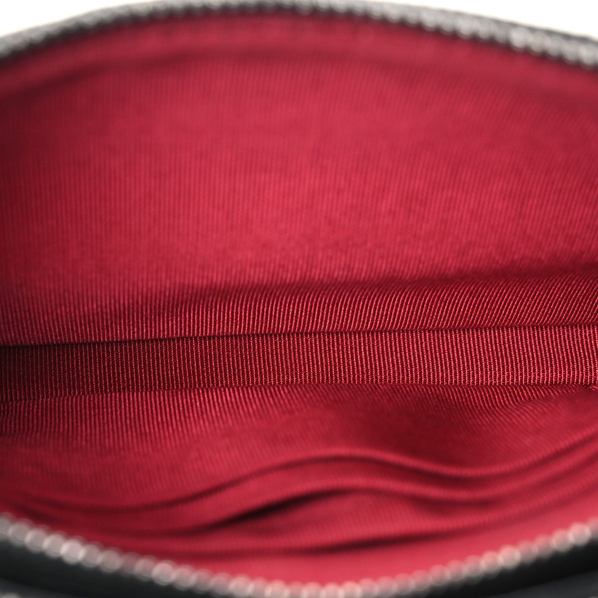 Aged Calfskin Quilted Small Gabrielle Clutch With Chain Black