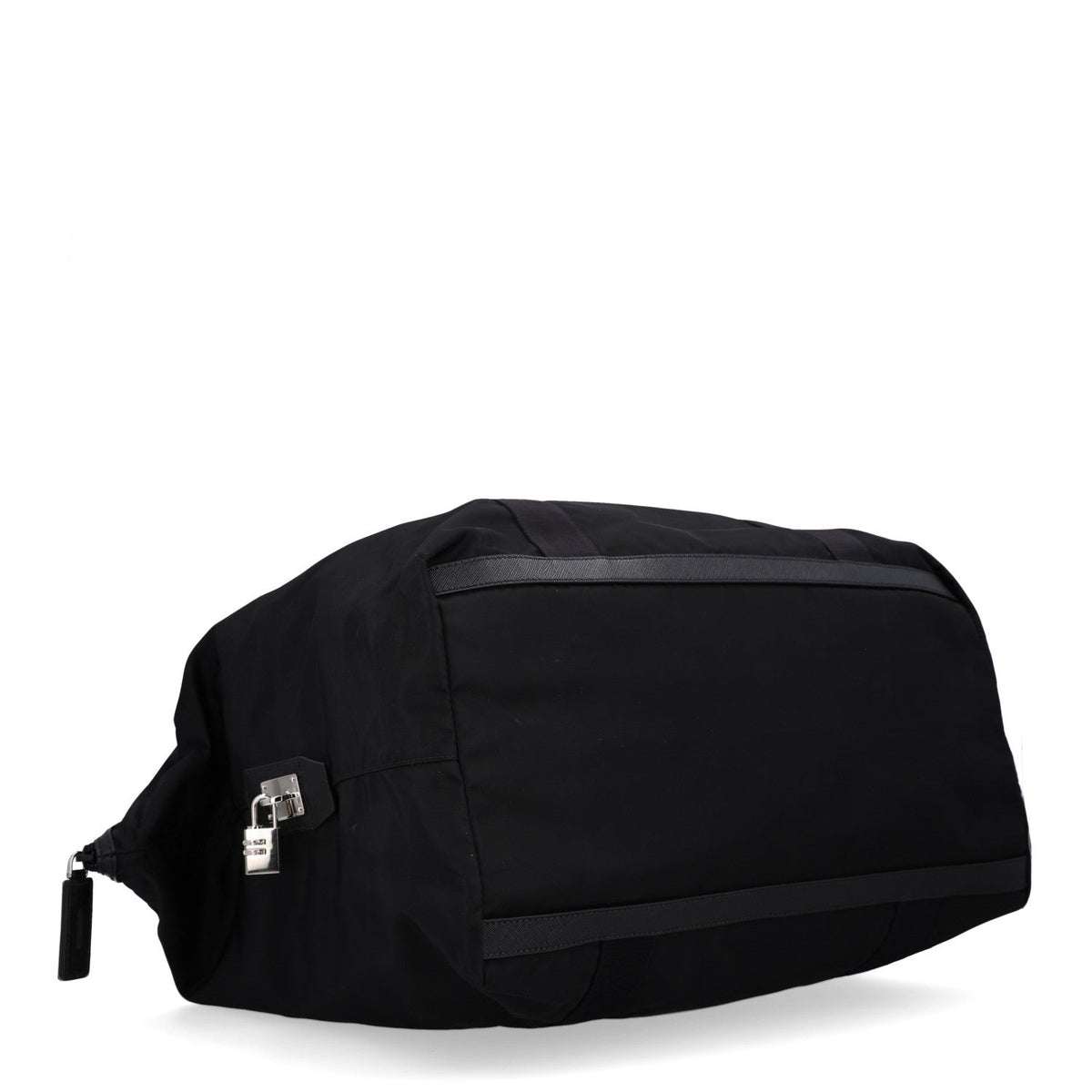Re-Nylon Saffiano Duffle Bag Black