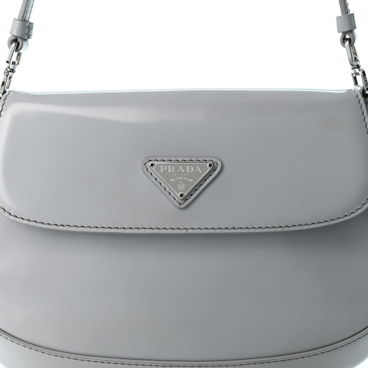 Spazzolato Cleo Flap Shoulder Bag Fiordaliso