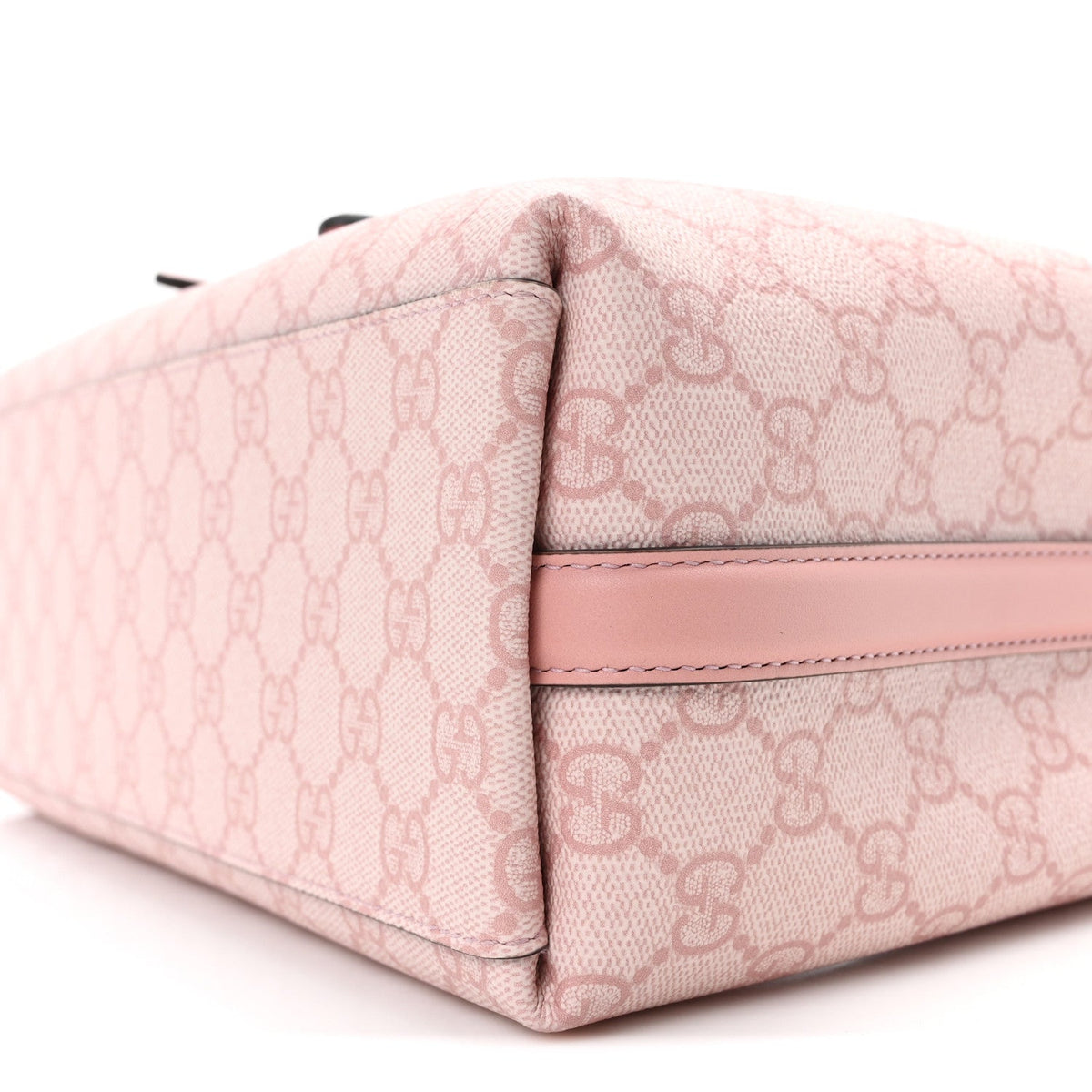 GG Supreme Monogram Emblem Medium Tote Bag Light Pink