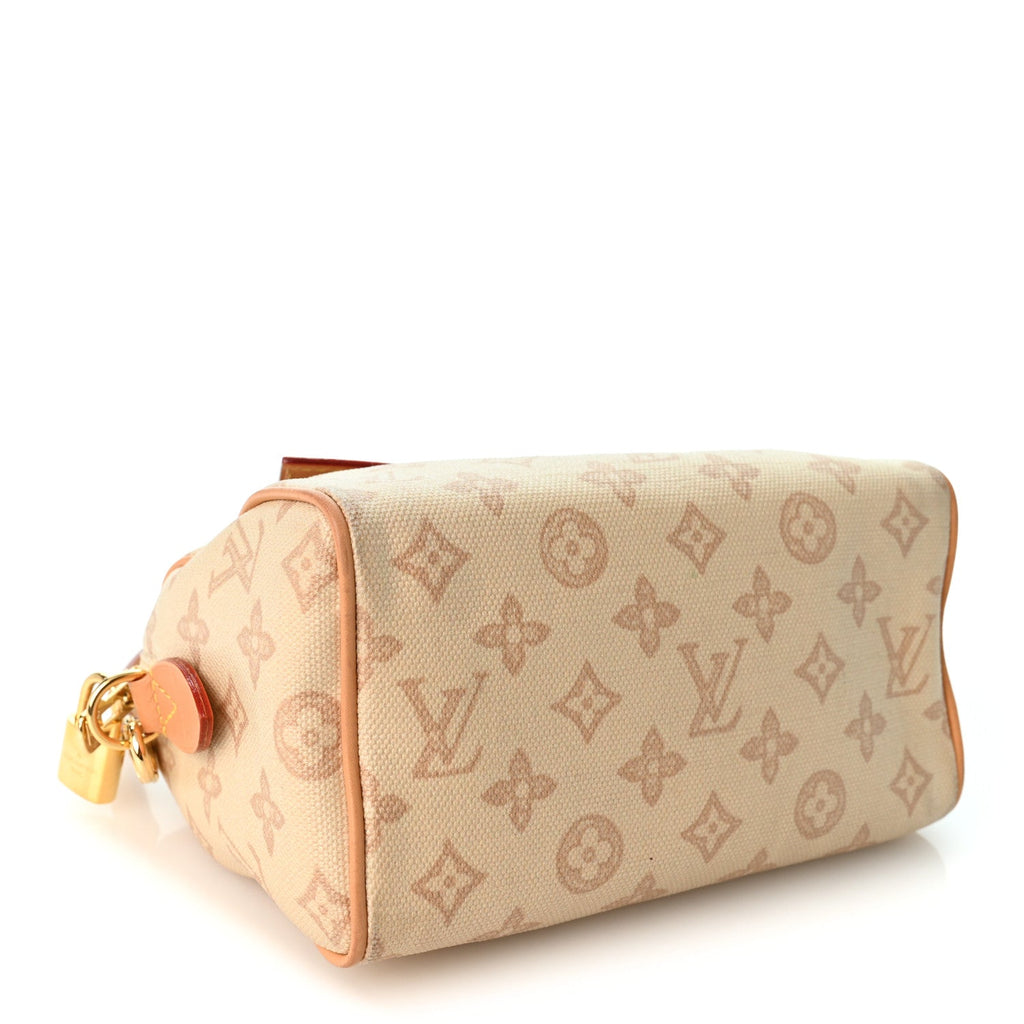 Monogram Origine Lin Speedy Bandouliere 20 Linen