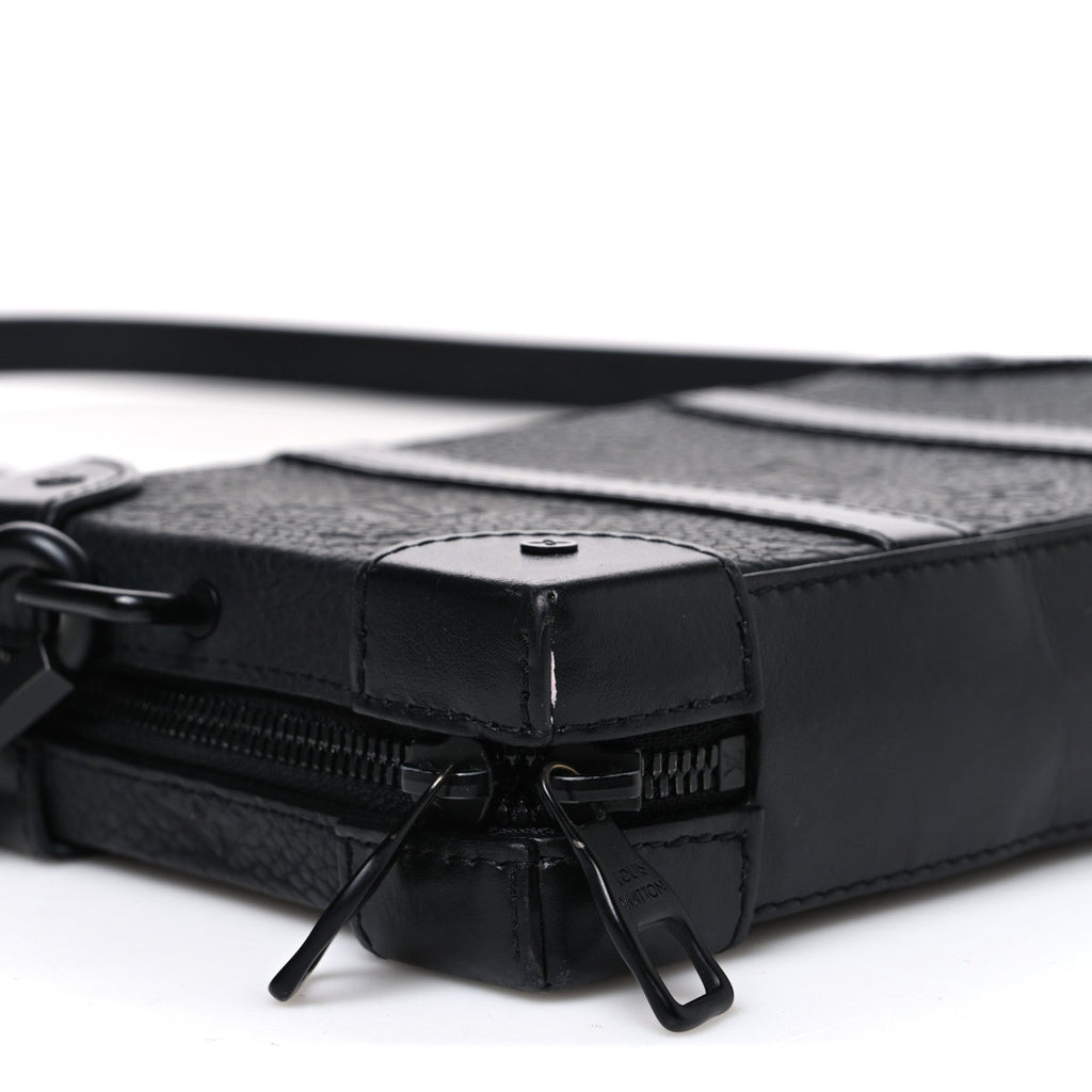 Taurillon Monogram Soft Trunk Wallet Black