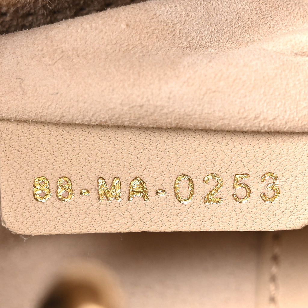 Lambskin Cannage Small My ABCDior Lady Dior Beige