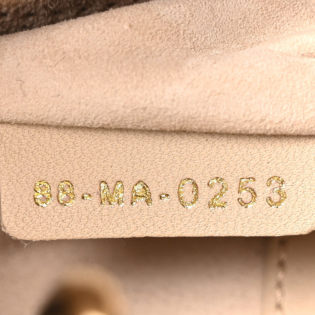 Lambskin Cannage Small My ABCDior Lady Dior Beige