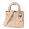 Lambskin Cannage Small My ABCDior Lady Dior Beige